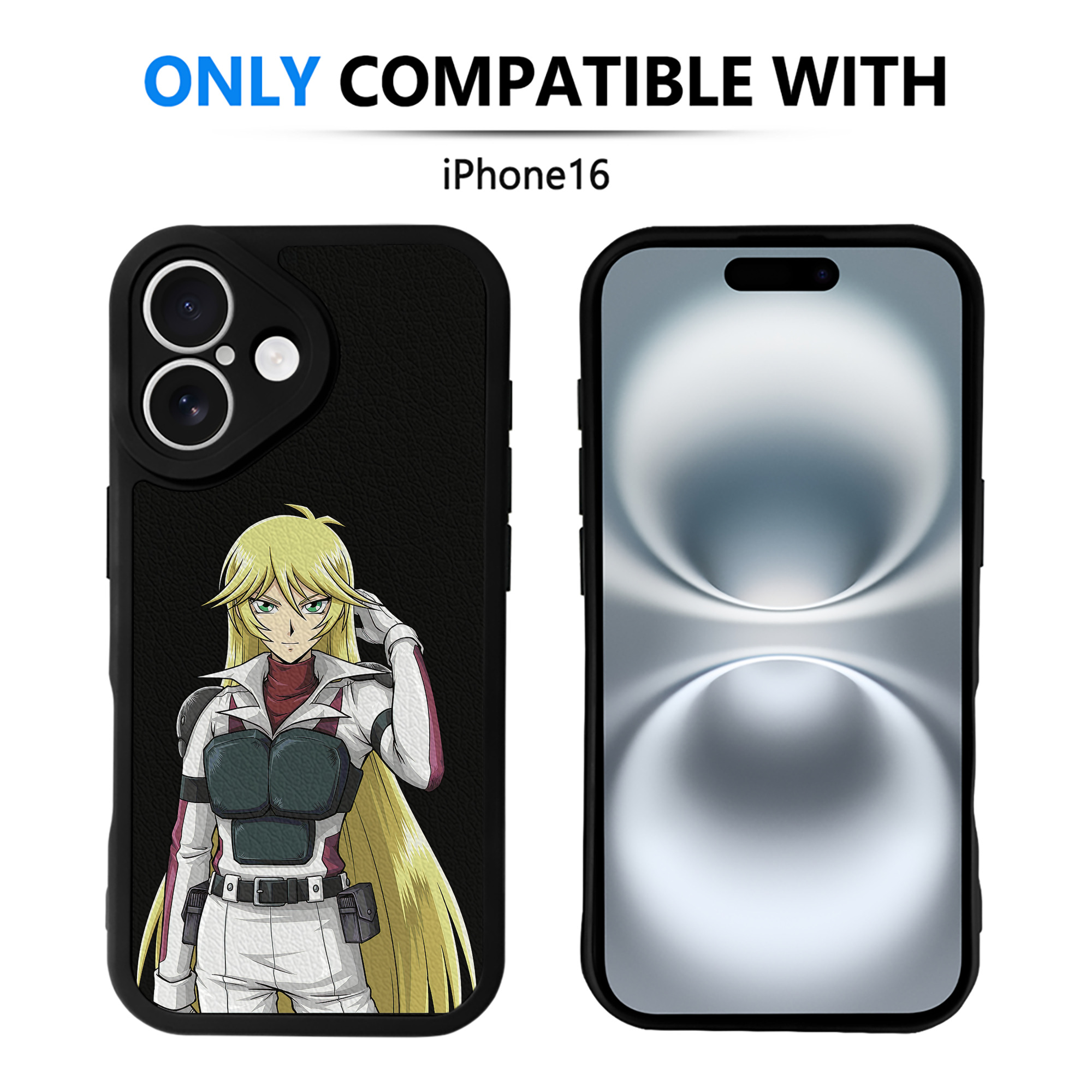 （画像用） 遊☆戯☆王 Yu-Gi-Oh! 【iPhone 16シリーズ対応】シリコンスマホケース（レザー調） 材質：シリコン